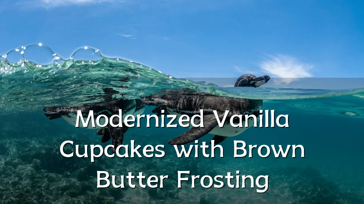 Modernized Vanilla Cupcakes with Brown Butter Frosting