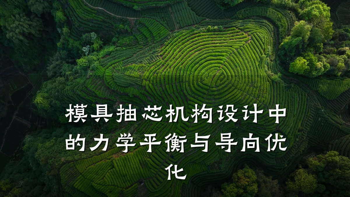 模具抽芯机构设计中的力学平衡与导向优化