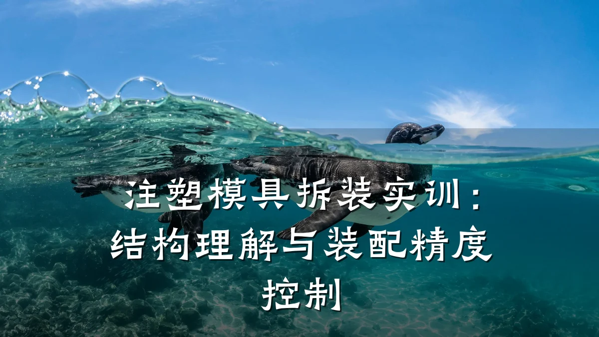 注塑模具拆装实训：结构理解与装配精度控制