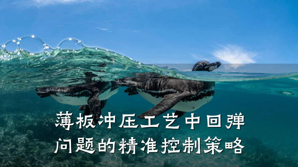 薄板冲压工艺中回弹问题的精准控制策略