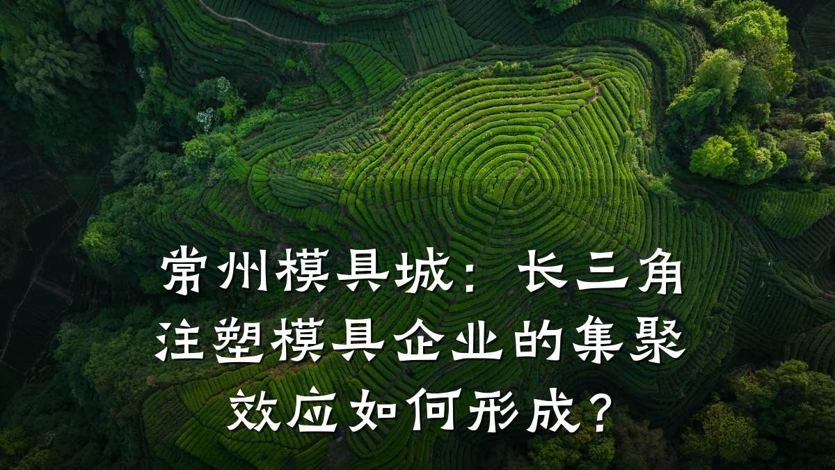 常州模具城:长三角注塑模具企业的集聚效应如何形成?