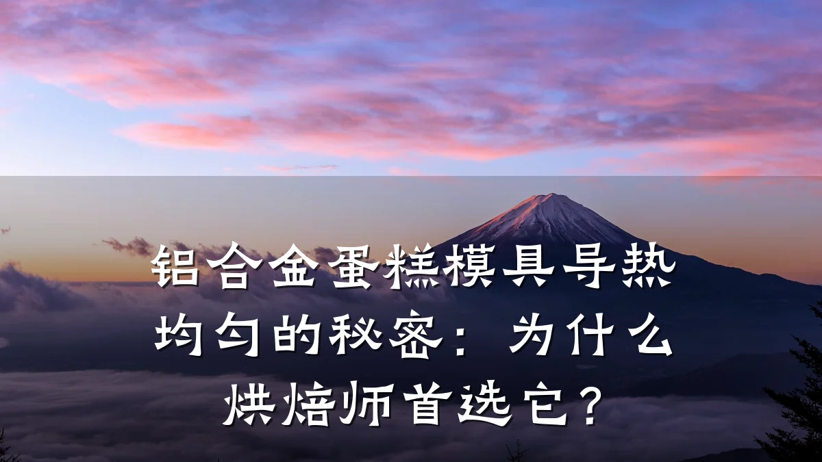 铝合金蛋糕模具导热均匀的秘密：为什么烘焙师首选它？