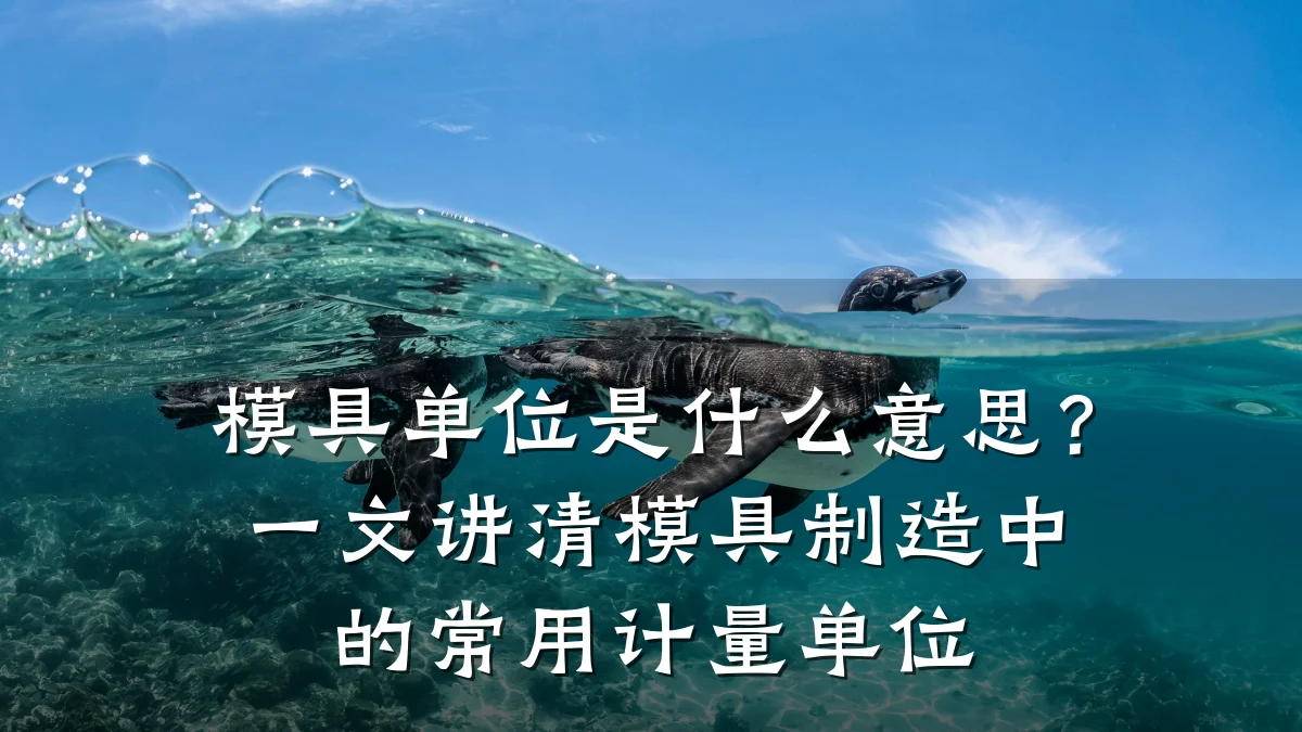 模具单位是什么意思?一文讲清模具制造中的常用计量单位