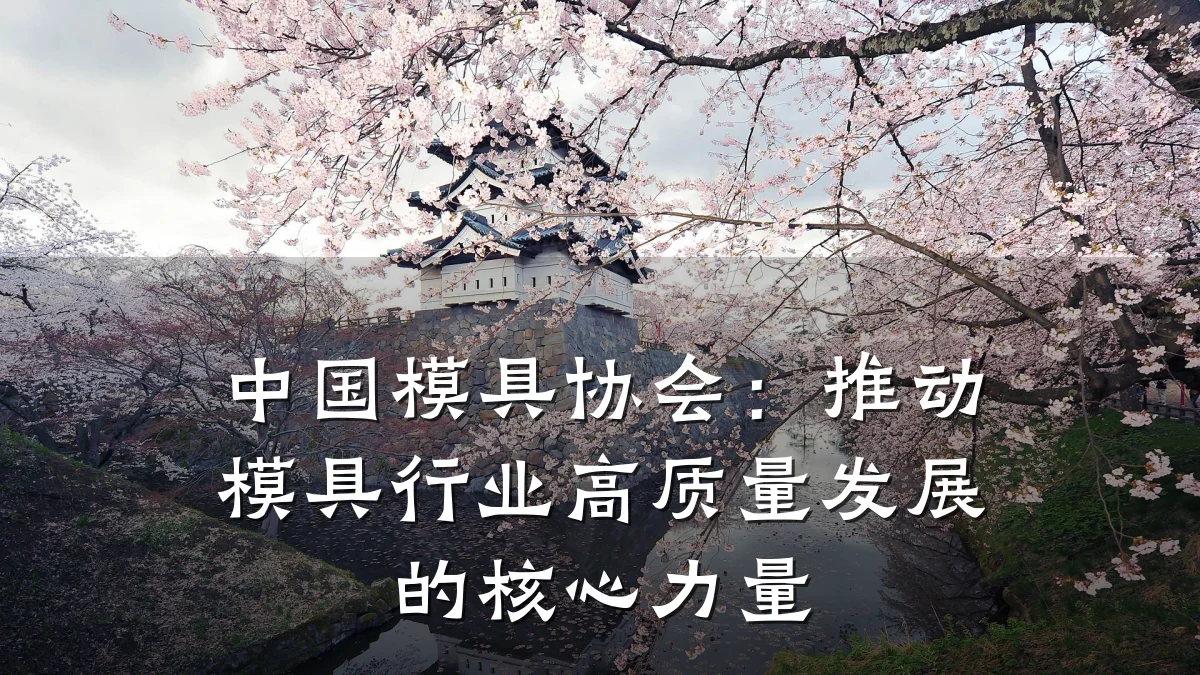 中国模具协会:推动模具行业高质量发展的核心力量