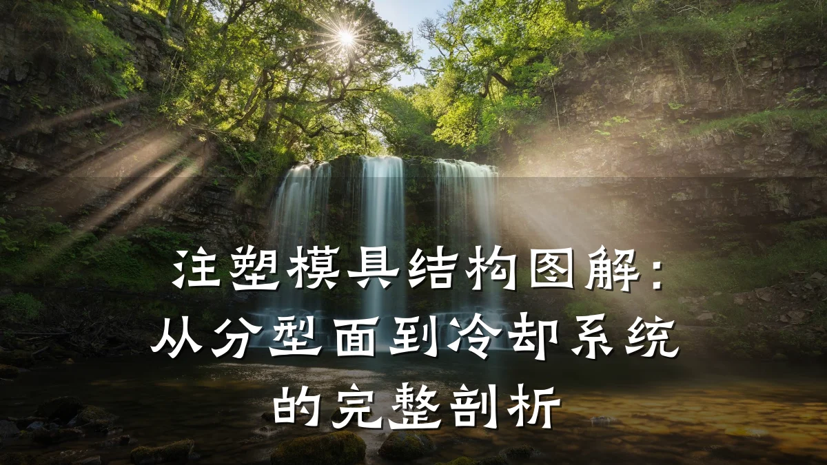 注塑模具结构图解:从分型面到冷却系统的完整剖析
