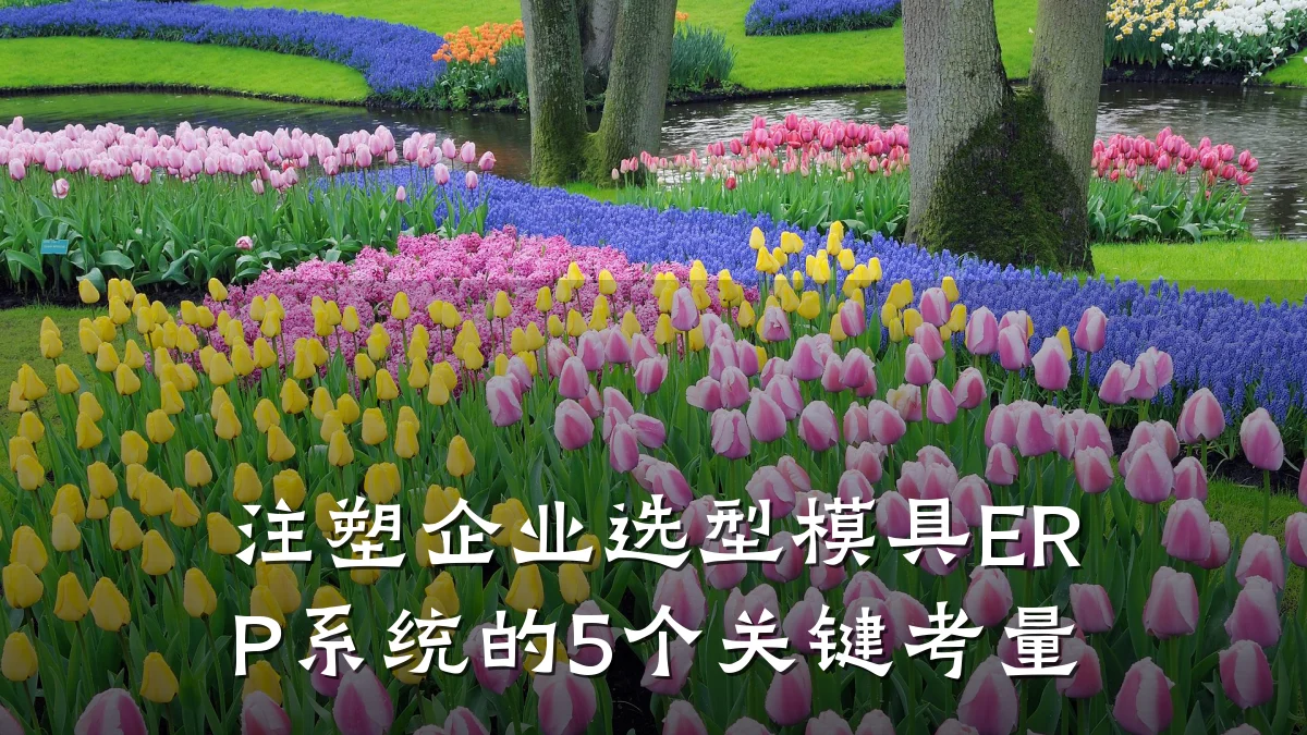 注塑企业选型模具ERP系统的5个关键考量