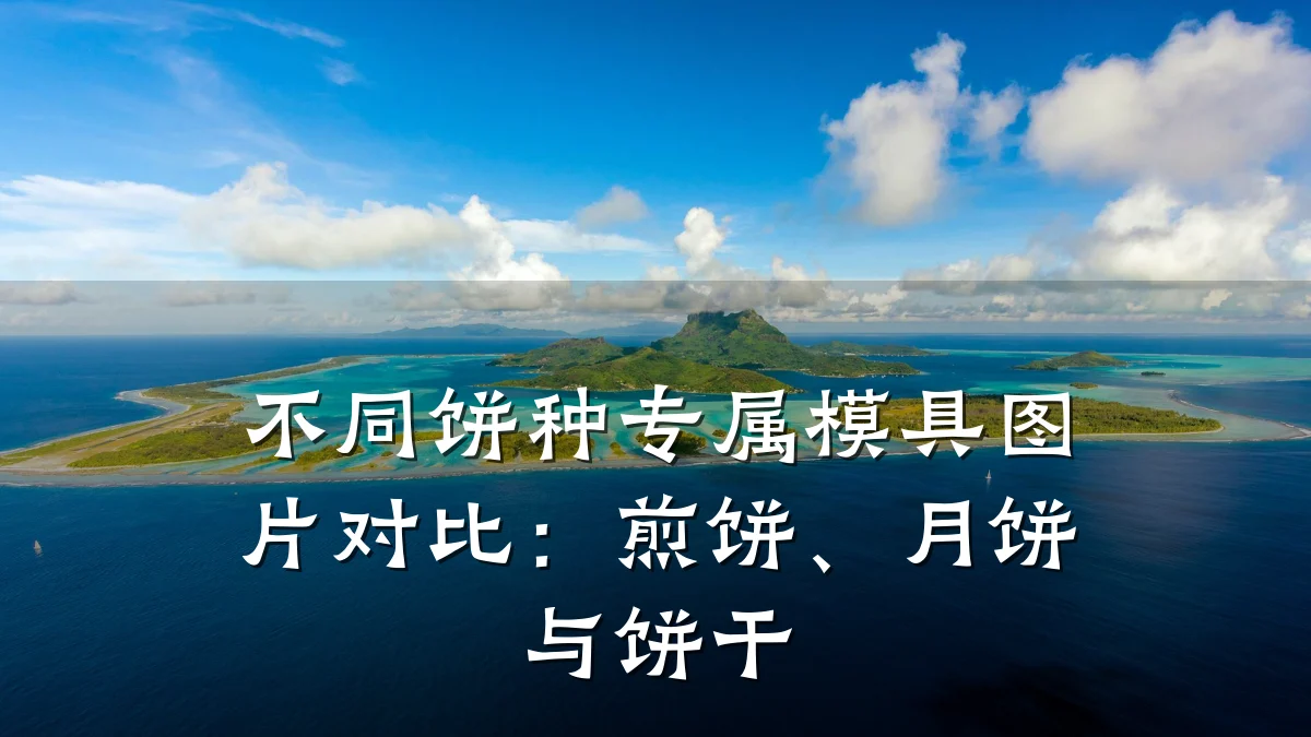 不同饼种专属模具图片对比：煎饼、月饼与饼干