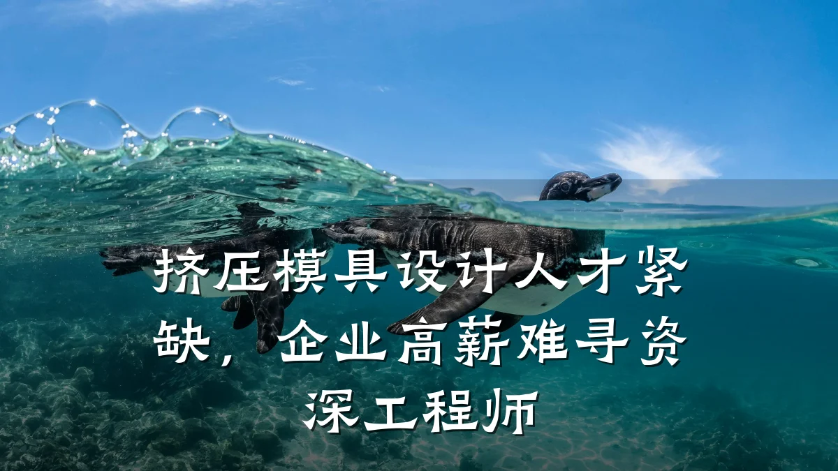 挤压模具设计人才紧缺,企业高薪难寻资深工程师