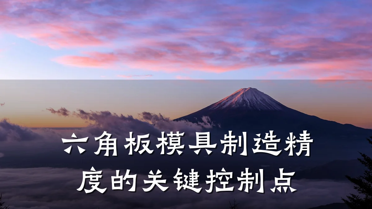 六角板模具制造精度的关键控制点