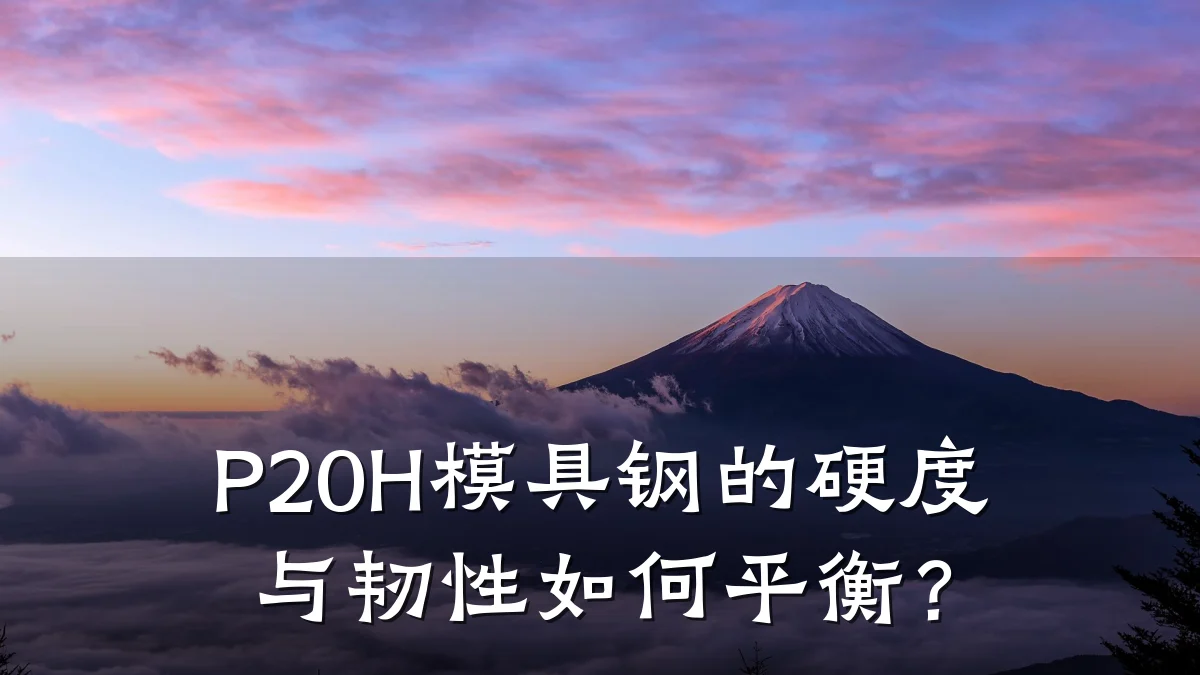 P20H模具钢的硬度与韧性如何平衡?