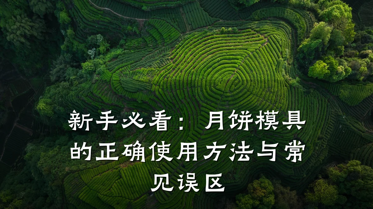 新手必看:月饼模具的正确使用方法与常见误区