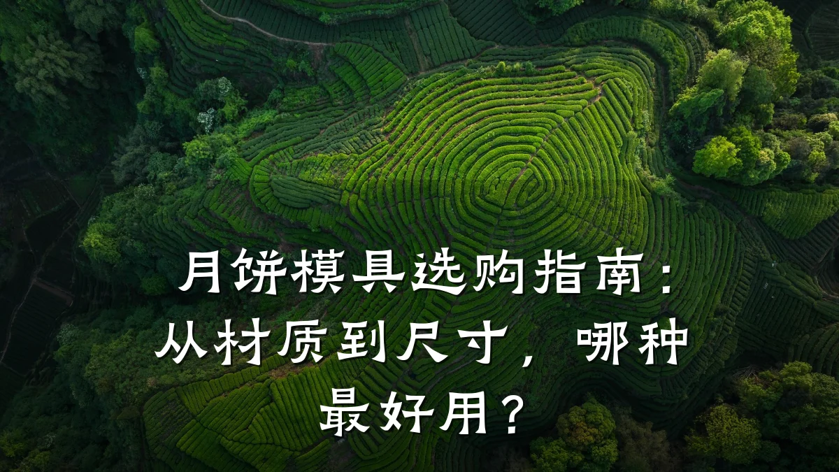 月饼模具选购指南:从材质到尺寸,哪种最好用?