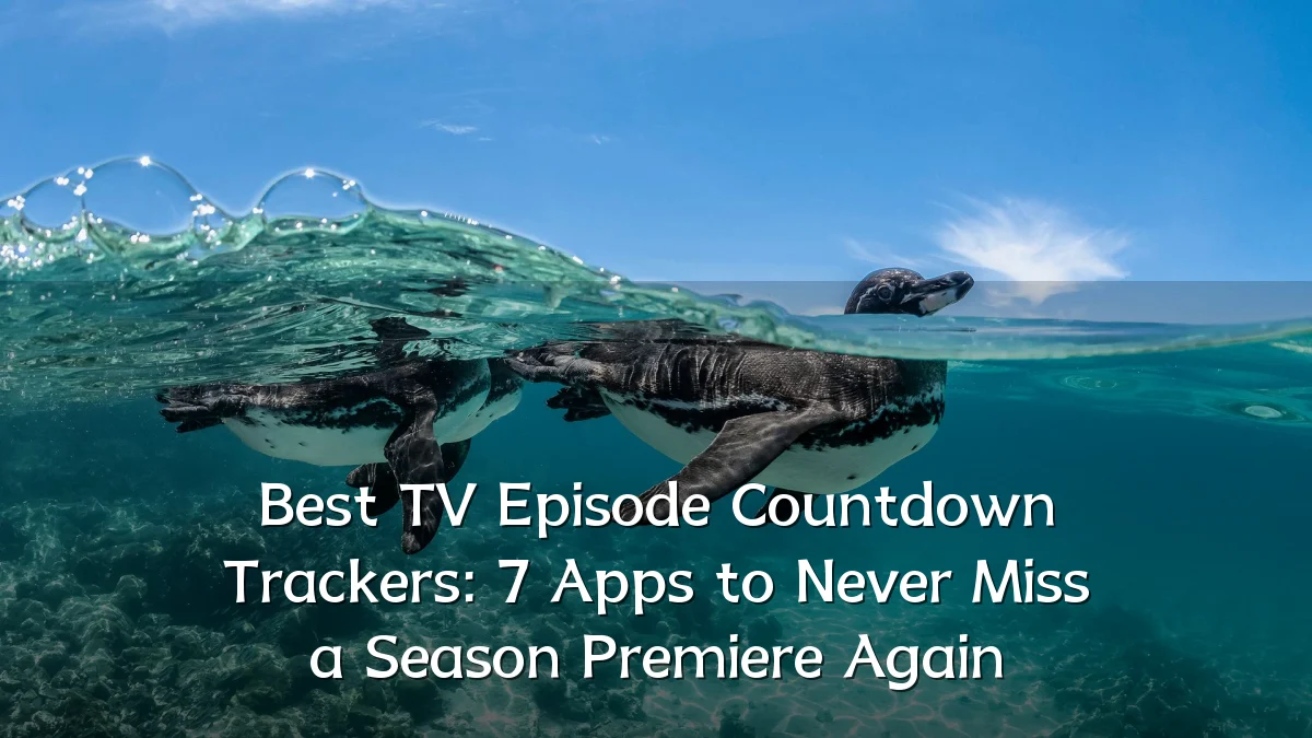 Best TV Episode Countdown Trackers: 7 Apps to Never Miss a Season Premiere Again